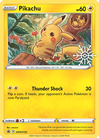 Pikachu SWSH Black Star Promos Pokemon Card