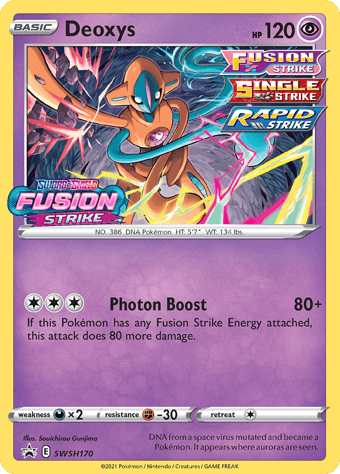 Deoxys SWSH Black Star Promos Pokemon Card