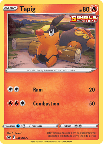 Tepig SWSH Black Star Promos Pokemon Card