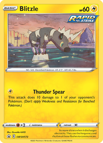 Blitzle SWSH Black Star Promos Pokemon Card