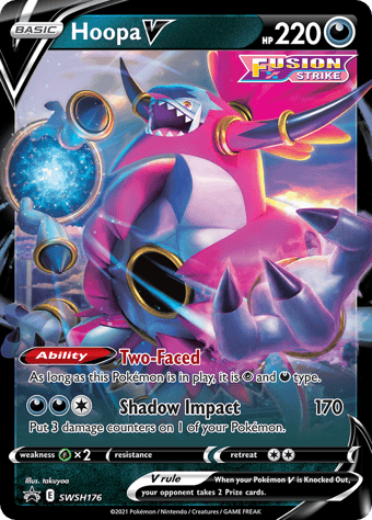 Hoopa V SWSH Black Star Promos Pokemon Card