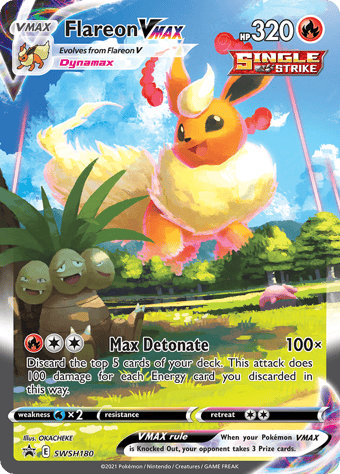 Flareon VMAX SWSH Black Star Promos Pokemon Card