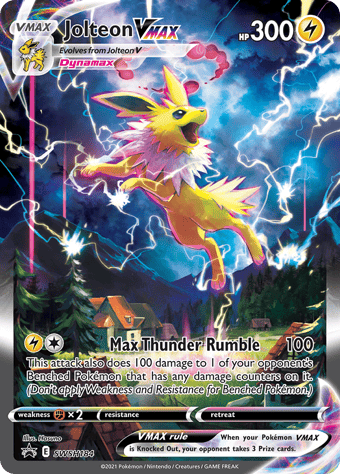 Jolteon VMAX SWSH Black Star Promos Pokemon Card