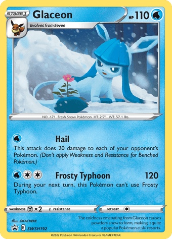 Glaceon SWSH Black Star Promos Pokemon Card