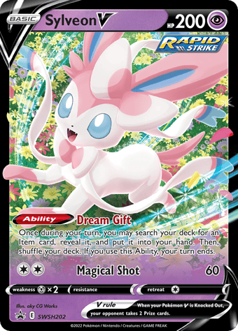 Sylveon V SWSH Black Star Promos Pokemon Card