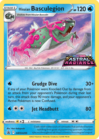 Hisuian Basculegion SWSH Black Star Promos Pokemon Card