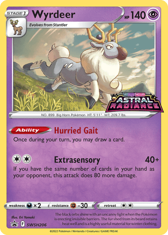 Wyrdeer SWSH Black Star Promos Pokemon Card