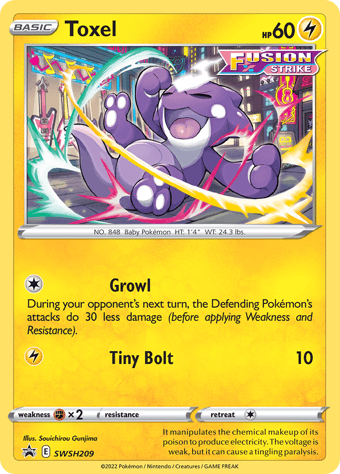 Toxel SWSH Black Star Promos Pokemon Card