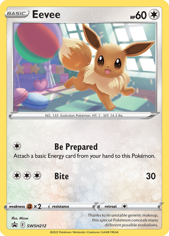 Eevee SWSH Black Star Promos Pokemon Card