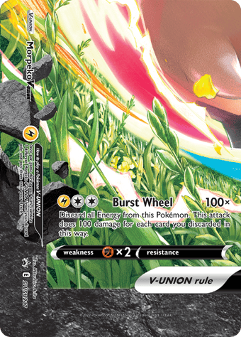 Morpeko V-UNION SWSH Black Star Promos Pokemon Card