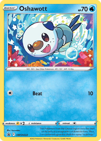 Oshawott SWSH Black Star Promos Pokemon Card