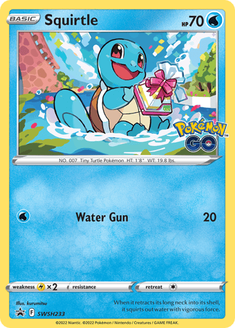 Squirtle SWSH Black Star Promos Pokemon Card
