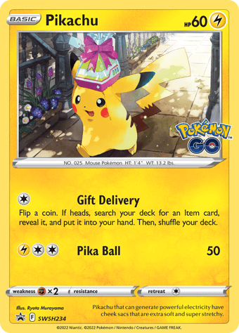 Pikachu SWSH Black Star Promos Pokemon Card