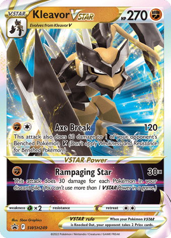 Kleavor VSTAR SWSH Black Star Promos Pokemon Card