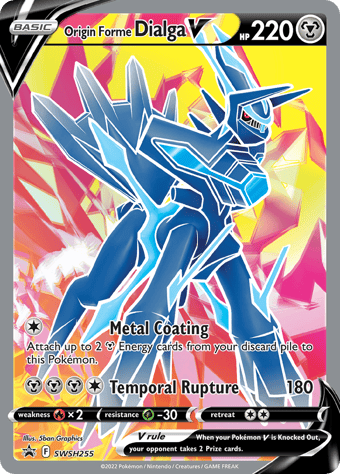 Origin Forme Dialga V SWSH Black Star Promos Pokemon Card