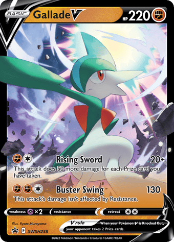Gallade V SWSH Black Star Promos Pokemon Card