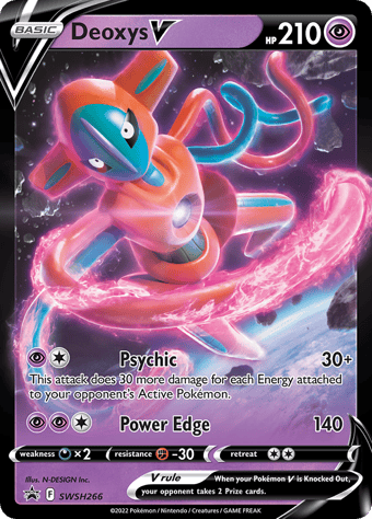 Deoxys V SWSH Black Star Promos Pokemon Card