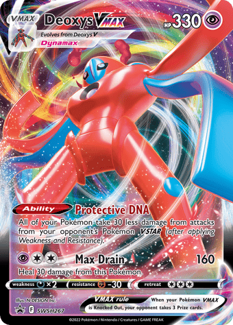 Deoxys VMAX SWSH Black Star Promos Pokemon Card