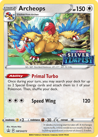 Archeops SWSH Black Star Promos Pokemon Card