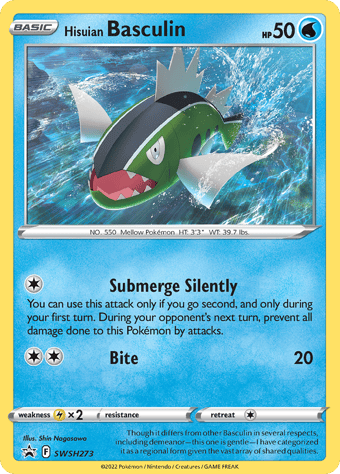Hisuian Basculin SWSH Black Star Promos Pokemon Card