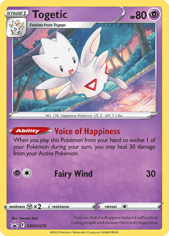 Togetic SWSH Black Star Promos Pokemon Card