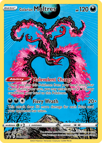 Galarian Moltres SWSH Black Star Promos Pokemon Card