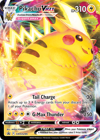 Pikachu VMAX SWSH Black Star Promos Pokemon Card