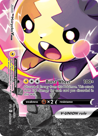 Morpeko V-UNION SWSH Black Star Promos Pokemon Card