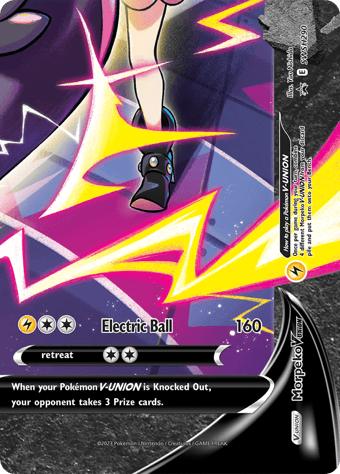 Morpeko V-UNION SWSH Black Star Promos Pokemon Card