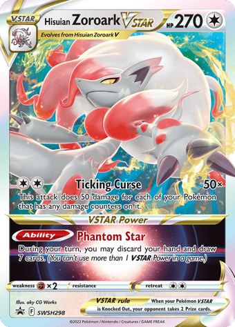 Hisuian Zoroark VSTAR SWSH Black Star Promos Pokemon Card
