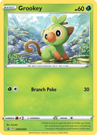 Grookey SWSH Black Star Promos Pokemon Card