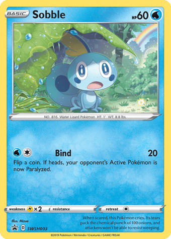 Sobble SWSH Black Star Promos Pokemon Card