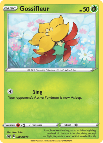 Gossifleur SWSH Black Star Promos Pokemon Card