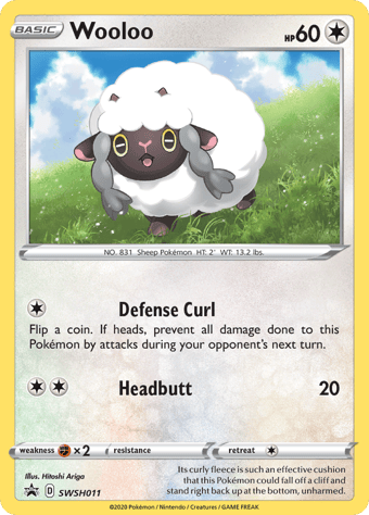 Wooloo SWSH Black Star Promos Pokemon Card