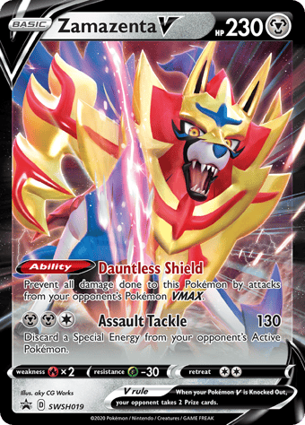 Zamazenta V SWSH Black Star Promos Pokemon Card