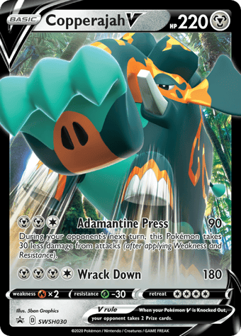 Copperajah V SWSH Black Star Promos Pokemon Card