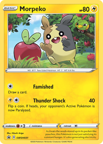 Morpeko SWSH Black Star Promos Pokemon Card