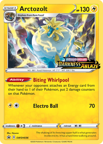 Arctozolt SWSH Black Star Promos Pokemon Card