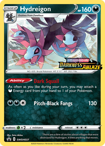 Hydreigon SWSH Black Star Promos Pokemon Card