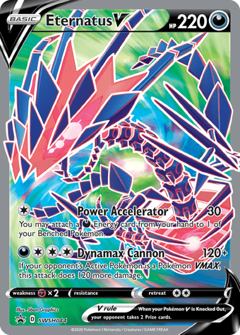 Eternatus V SWSH Black Star Promos Pokemon Card