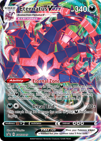 Eternatus VMAX SWSH Black Star Promos Pokemon Card