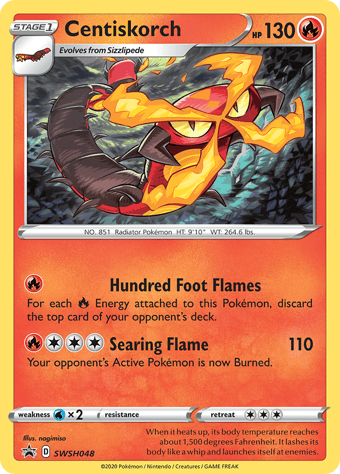 Centiskorch SWSH Black Star Promos Pokemon Card