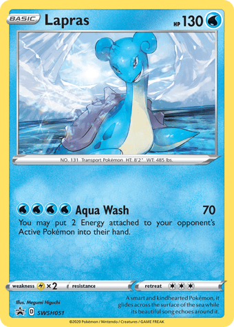 Lapras SWSH Black Star Promos Pokemon Card
