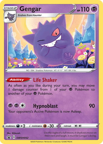 Gengar SWSH Black Star Promos Pokemon Card
