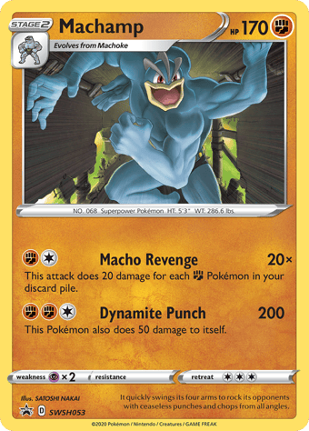 Machamp SWSH Black Star Promos Pokemon Card