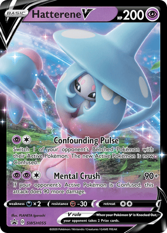 Hatterene V SWSH Black Star Promos Pokemon Card