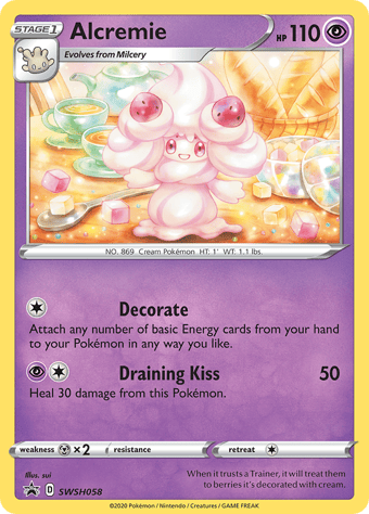 Alcremie SWSH Black Star Promos Pokemon Card