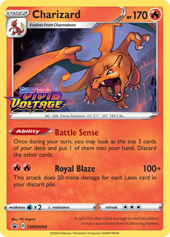 Charizard SWSH Black Star Promos Pokemon Card