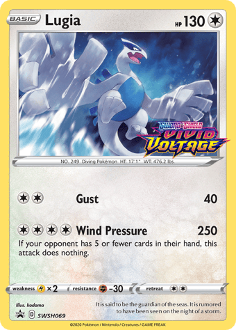 Lugia SWSH Black Star Promos Pokemon Card