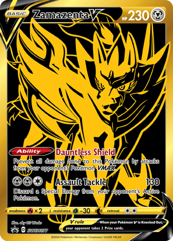 Zamazenta V SWSH Black Star Promos Pokemon Card